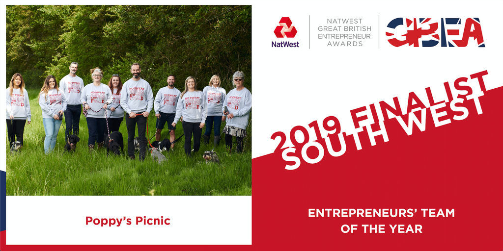 Poppy’s Picnic named 'Entrepreneurs' Team of the Year' Finalists at the Great British Entrepreneur Awards 2019