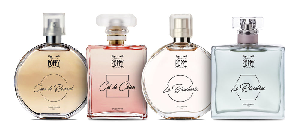 Get your paws on the exclusive Maison De Poppy Fragrance Collection, ‘L’air De Chien'