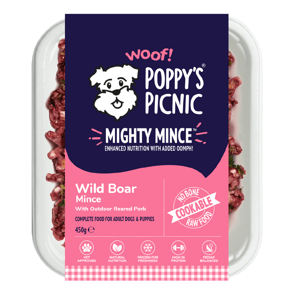 Mighty Mince Wild Boar Poppy's Picnic Fresh Raw Dog Food