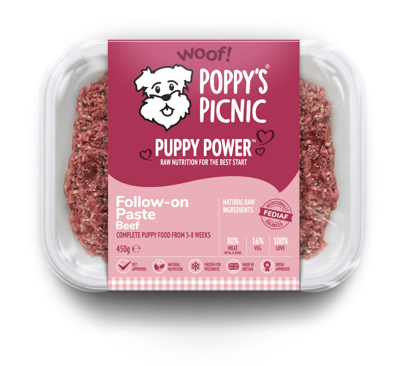 Fresh Raw Food For Puppies Puppy Follow On Paste Poppy s Picnic