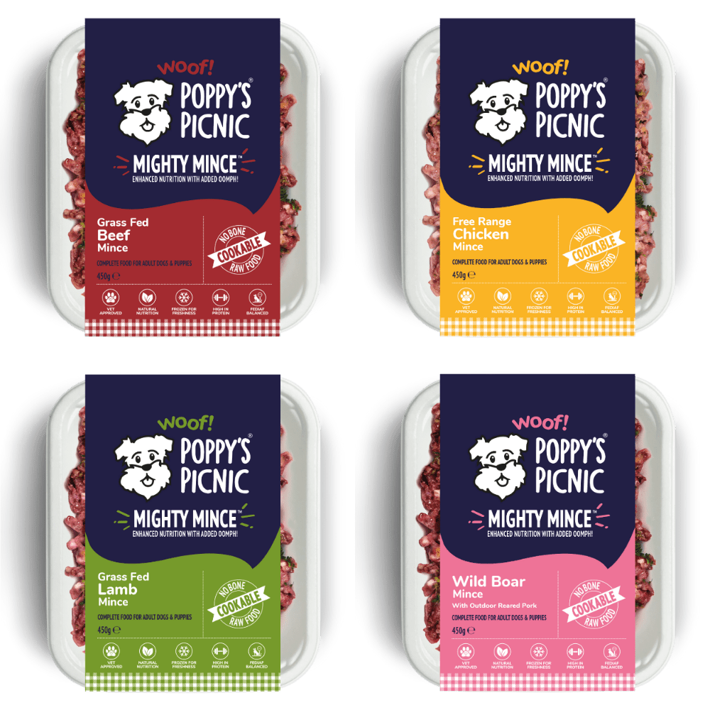 MIGHTY MINCE Delicious Raw Feeding Selection Pack For Dogs